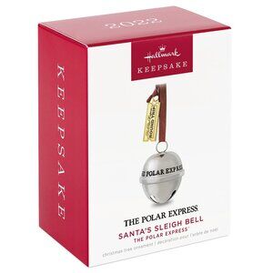 New! Polar Express Hallmark Keepsake Christmas Ornament 2022 Sleigh Bell Ticket